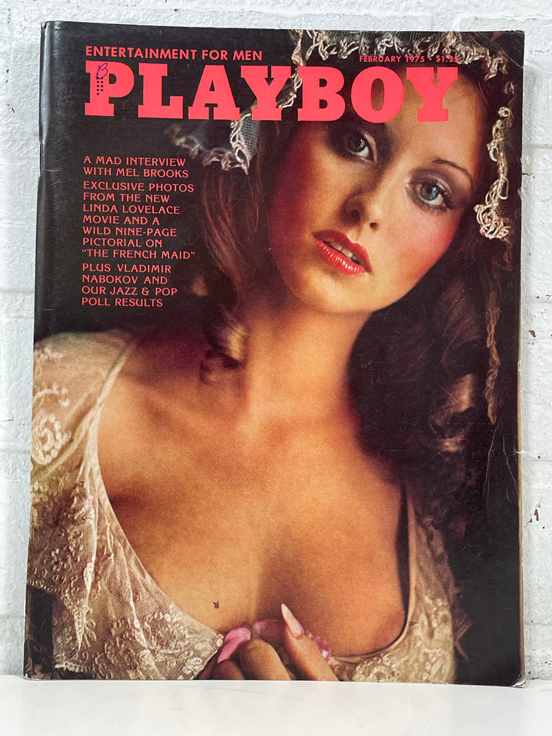 Vintage Playboy Magazine, February 1975 - Linda Lovelace Movie