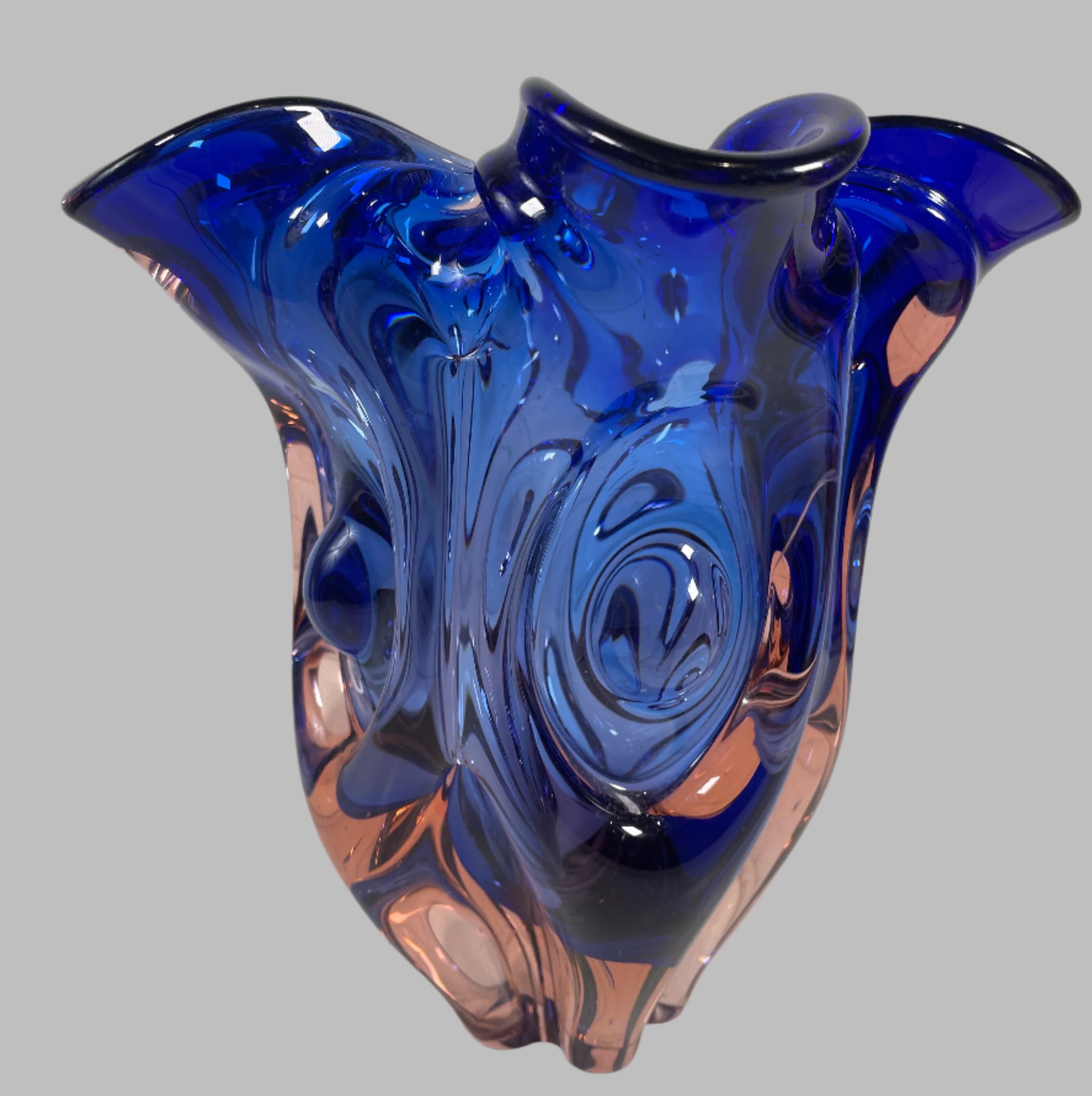 Vintage MCM Vase, Josef Hospodka Chribska Studio. Made in Czechoslovakia