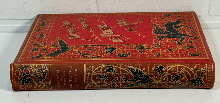 1880s Hetzel Mayne Reid Book – Terre et Mer, Illustrated