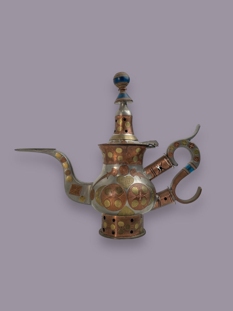 Vintage Copper and Stainless Steel Teapot