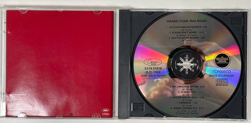 GRAND FUNK RAILROAD - Grand Funk - CD Rare 1992 Version