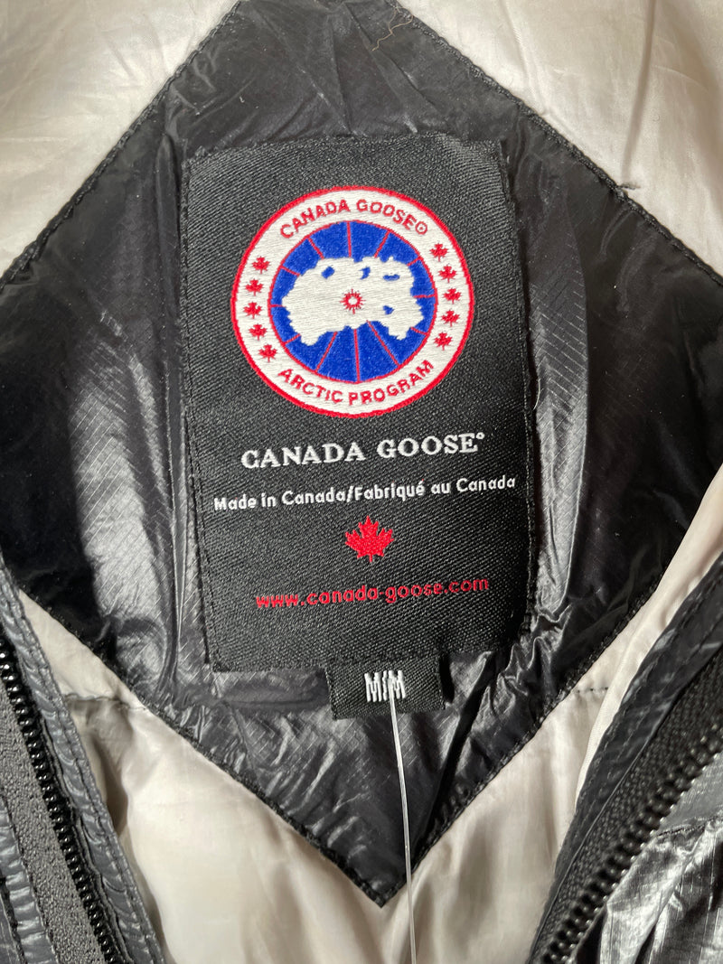 Canada Goose Light Down, Puffer Jacket, Medium Size, With Hoodie