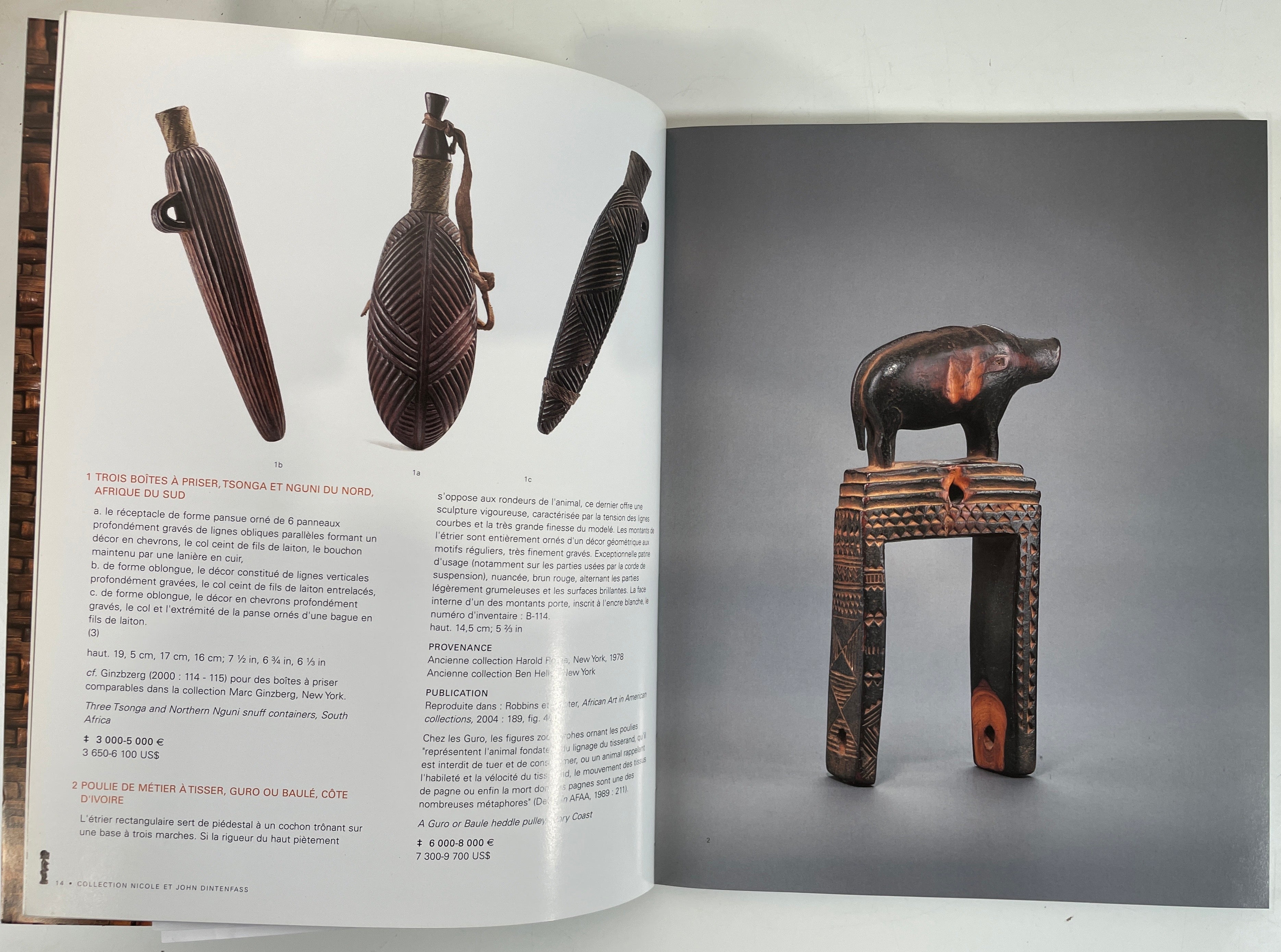 Sotheby’s African Art Auction Catalog Vol. 1 & 2 | June 2006 | Collectible Reference Books.