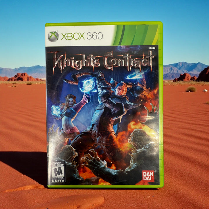 “Knights Contract Xbox 360 complete in box – 2011 Bandai Namco action game, disc + manual, very good condition, NTSC North America version.”