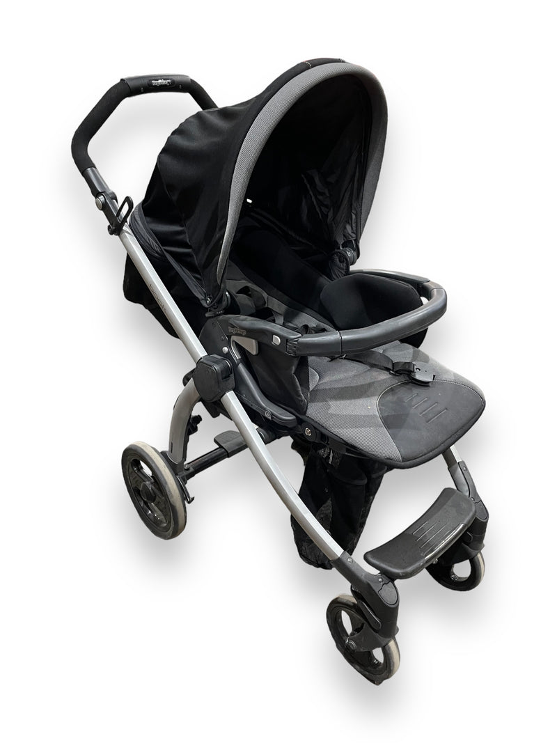 Peg Perego Book Plus Stroller in Stone-Black/Grey