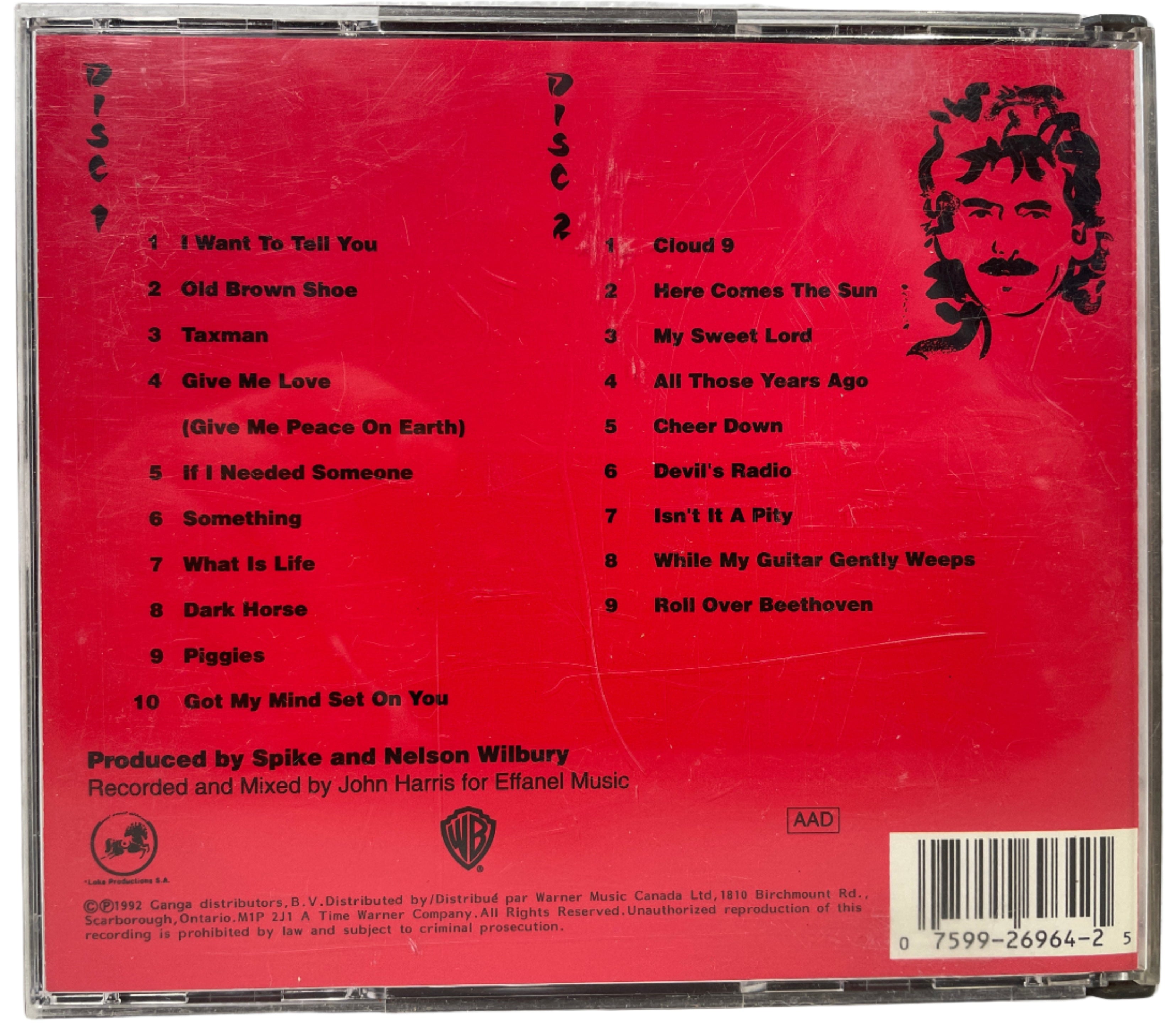 George Harrison, Live In Japan, Warner Bros, 2 CDs – Éco-Dépôt