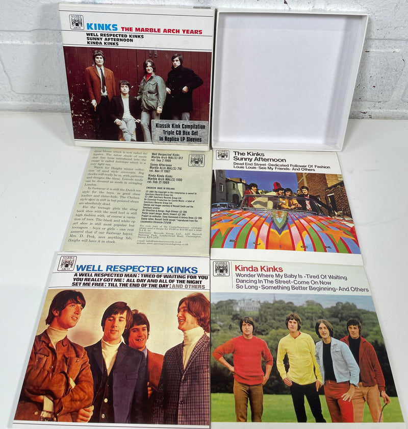 The Kinks. The Marble Arch Years. Triple CD Compilation.