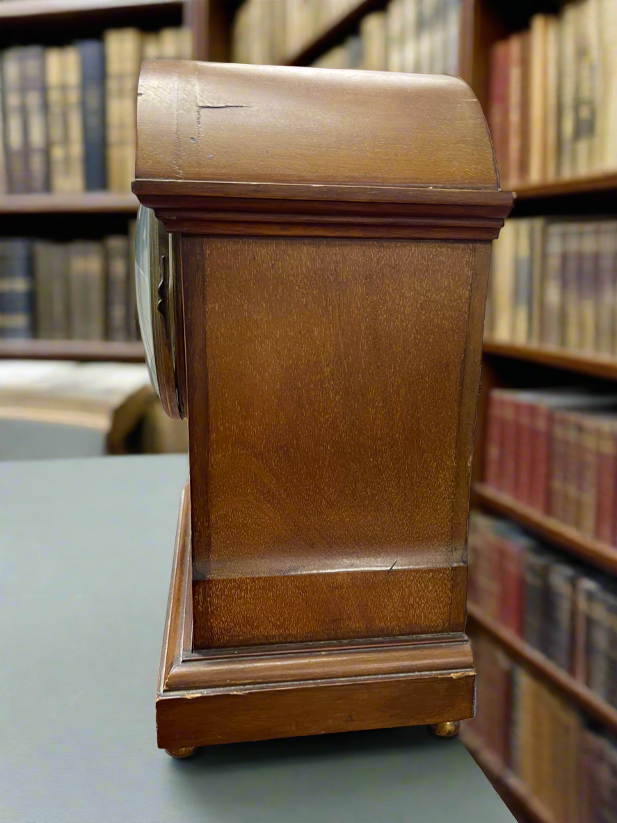 Classic Anglo-French Antique 19th century mantle clock by Dent London with French movement