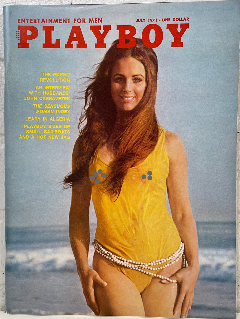 Playboy Magazine - July 1971-Kay Sutton-Linda Evans-Heather Van-