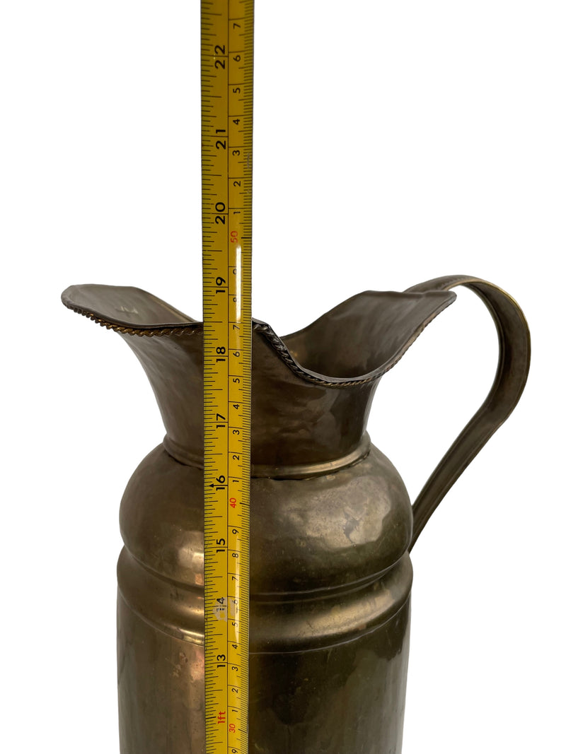 Vintage Large Jug Crafted from Copper Alloy