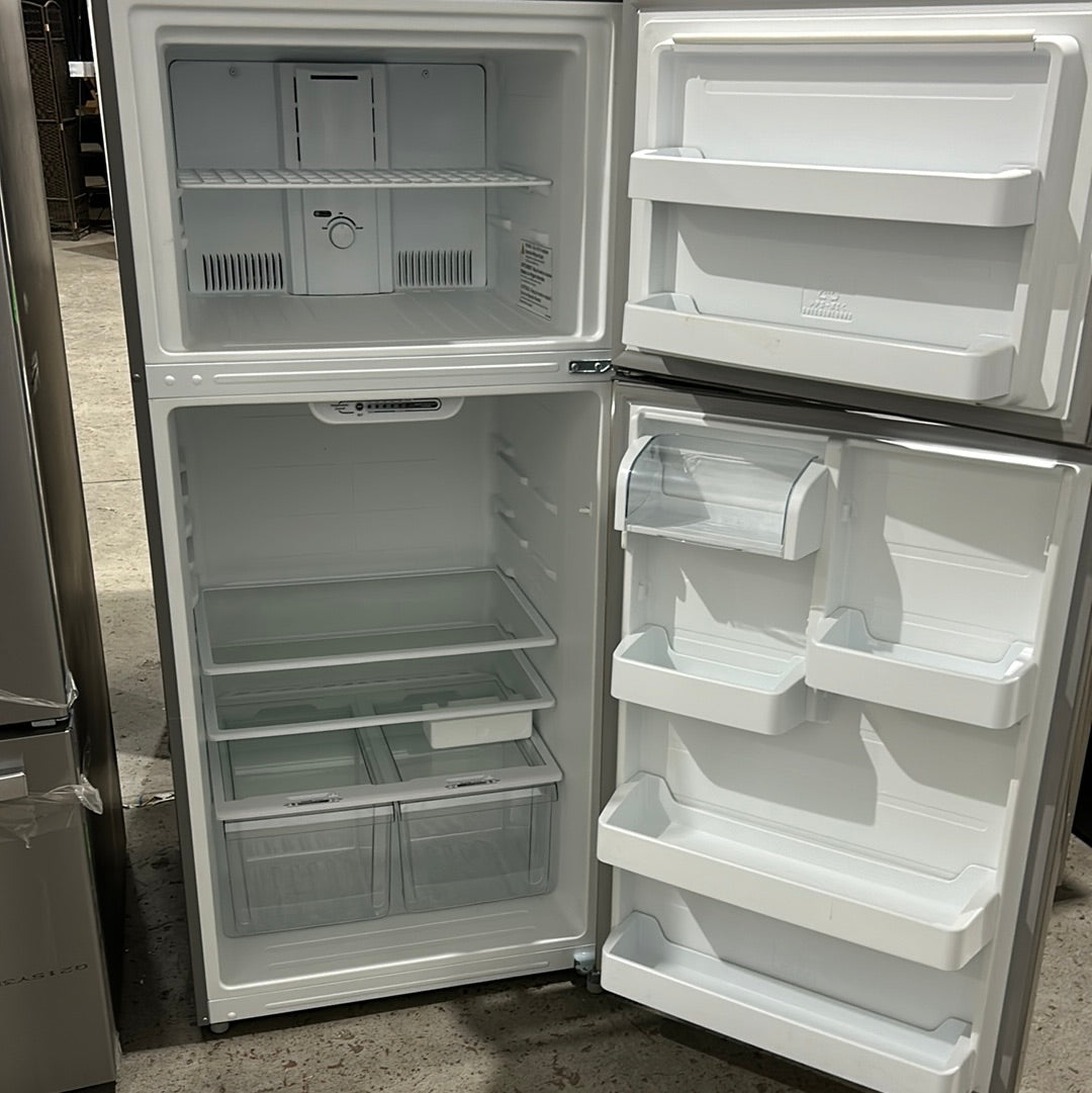 Réfrigérateur / congélateur à porte simple en acier inoxydable Moffat Mte18Gskdss