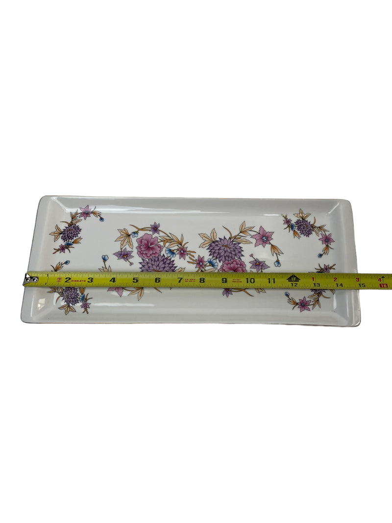 Hollohaza Sandwich Platter in Porcelain