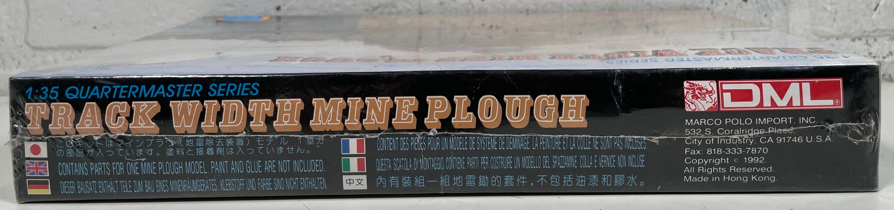 Char de déminage à chenilles à l'échelle 1:35 – Série Quartermaster DML