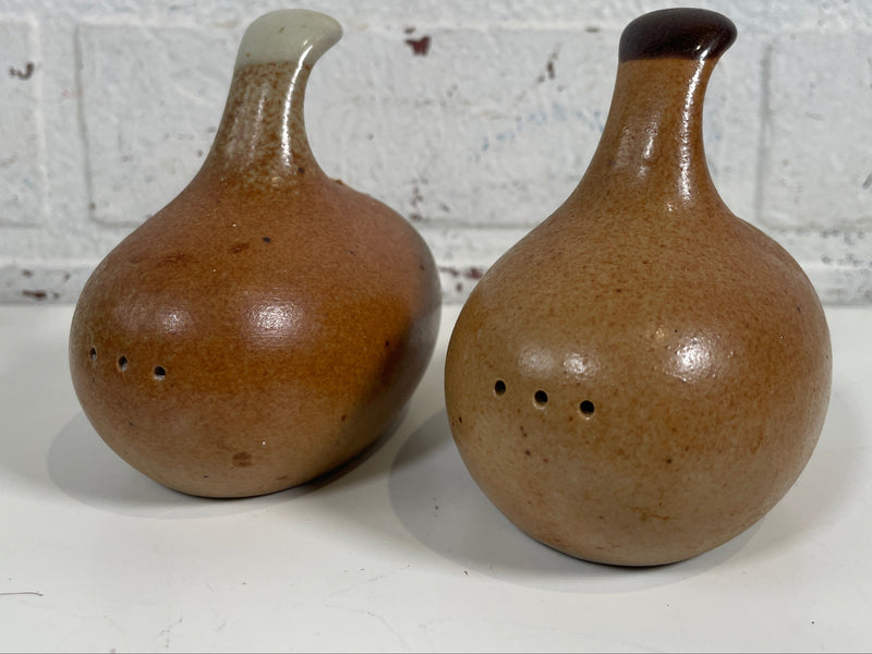 Vintage Sial Stoneware Salt & Pepper Shaker, Hors Serie