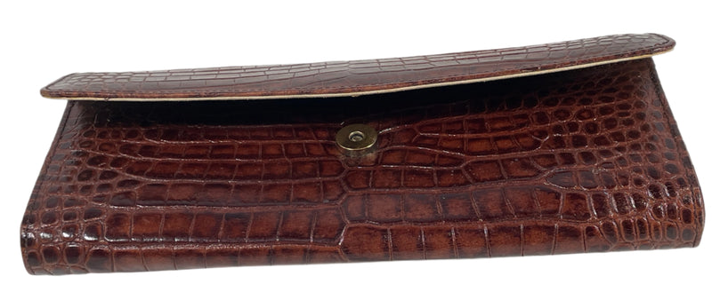 Collectible Veari Crocodile Skin, Clutch Purse