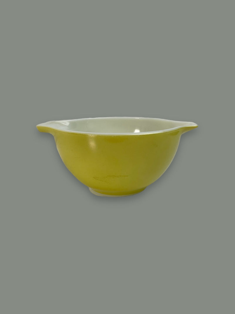 Vintage Pyrex Yellow Lime Nesting Mixing Bowl