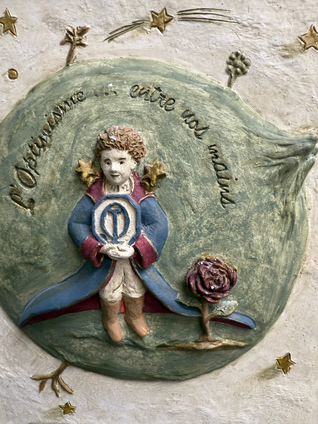 3D Relief Wall Plaque “L’Optimisme” – Denise Plouffe, FRESK Inc.