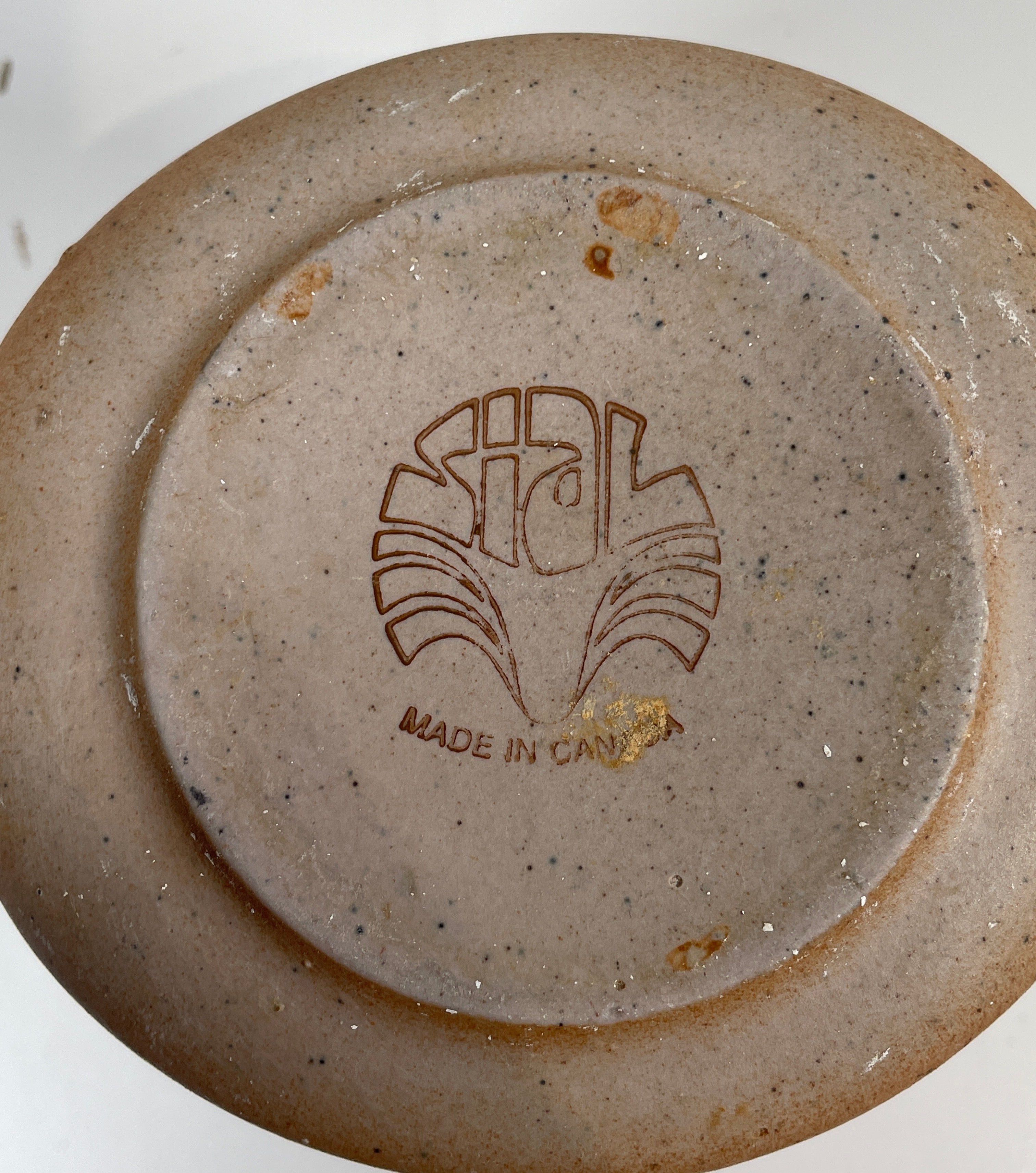 Vintage Sial Stoneware. Pottery Designer Canada.  Sugar Dish