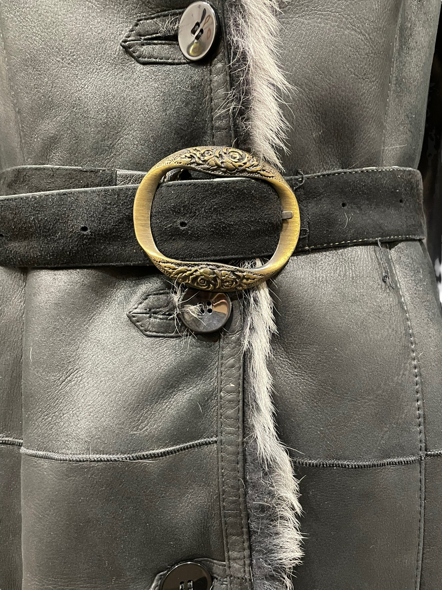 Vintage Original Shearling and Fur Jacket - Size Small