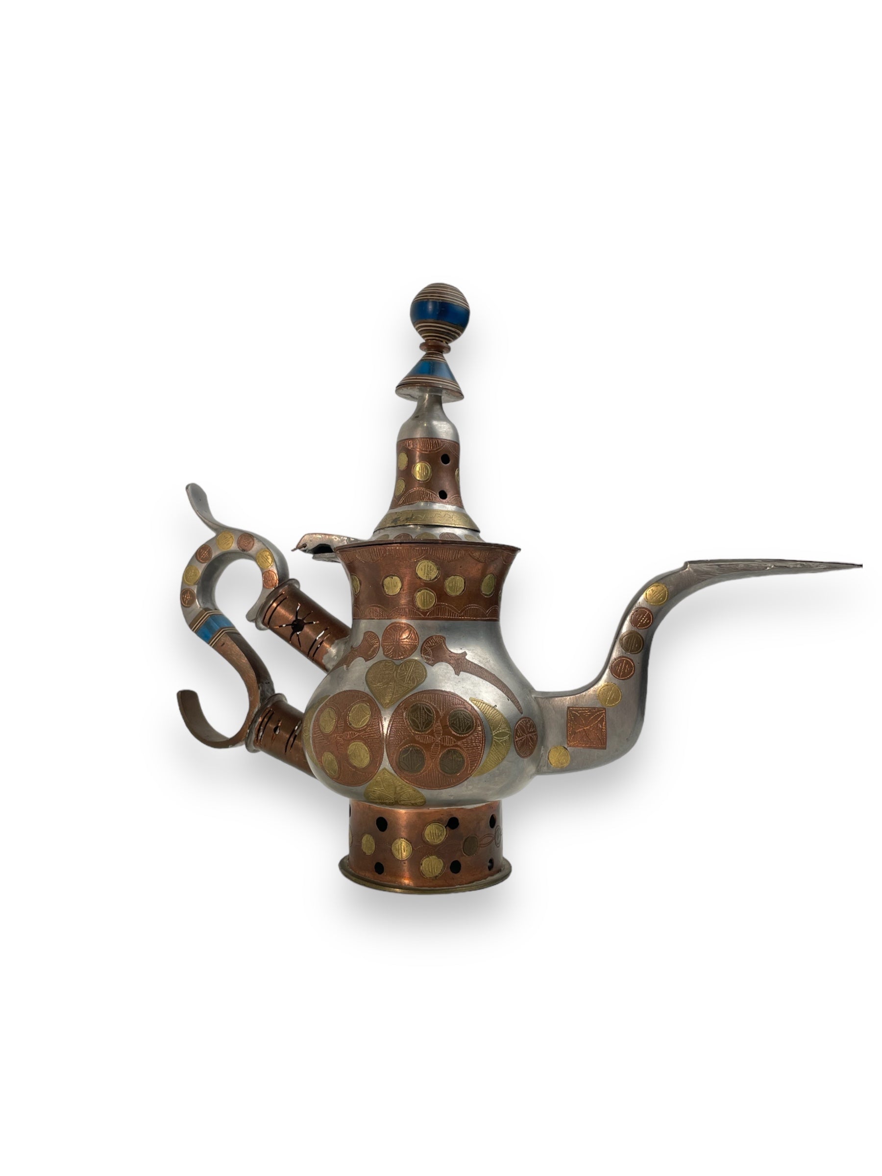 Vintage Copper and Stainless Steel Teapot