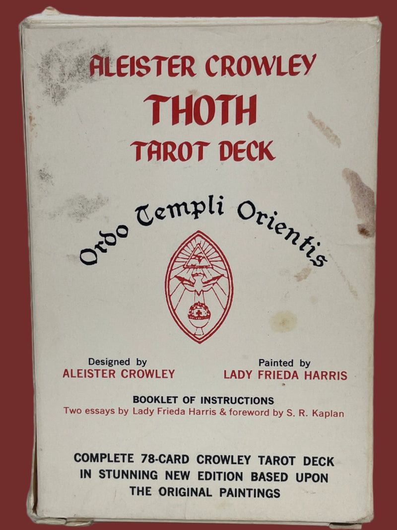 Aleister Crowley THOTH Tarot Deck. 1978/1983. Large Cards 3.75 x 5.5