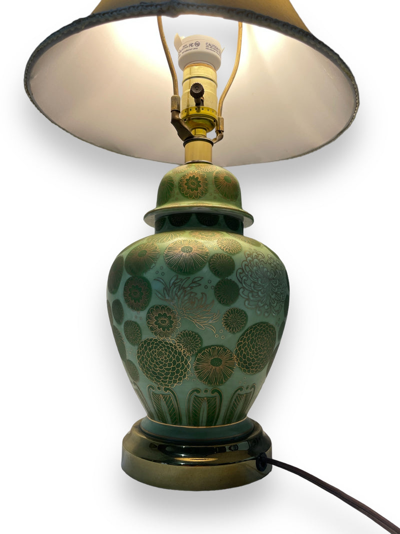 Lampe japonaise vintage Kutani