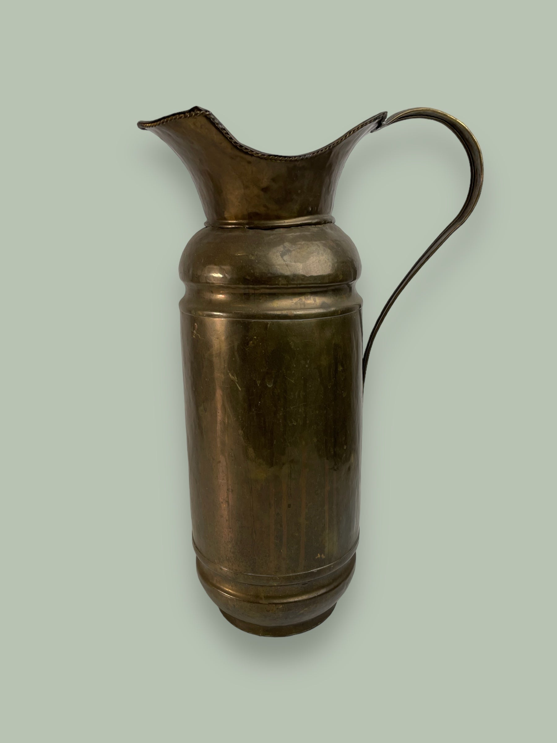 Vintage Large Jug Crafted from Copper Alloy