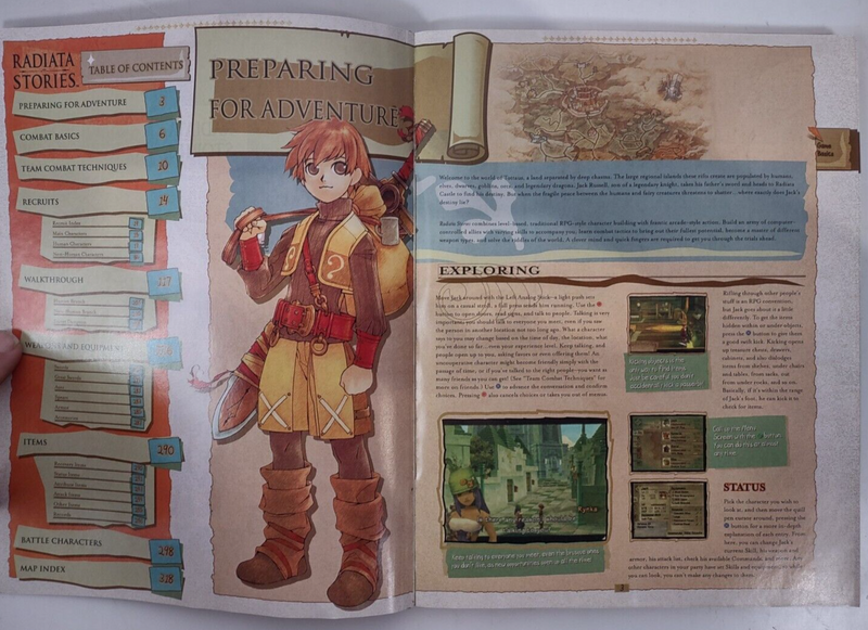 Radiata Stories BradyGames Official Strategy Guide (Playstation 2 PS2)