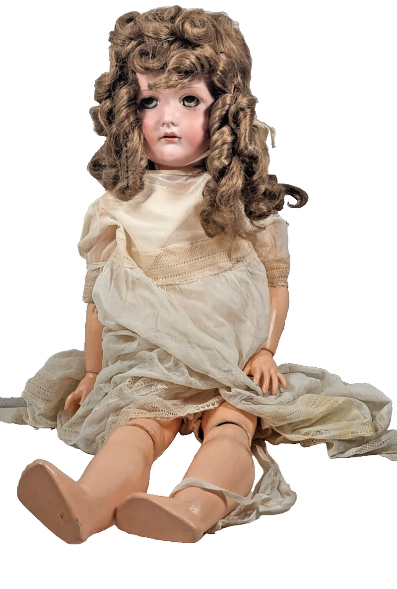 SFBJ PARIS Antique Doll, 30 in Tall, Flexible Hands, Legs