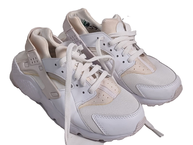 Nike Air Huarache Run (GS) Girl's Size 7Y, Sneakers White.  UK 6, EUR, 40, BR 38