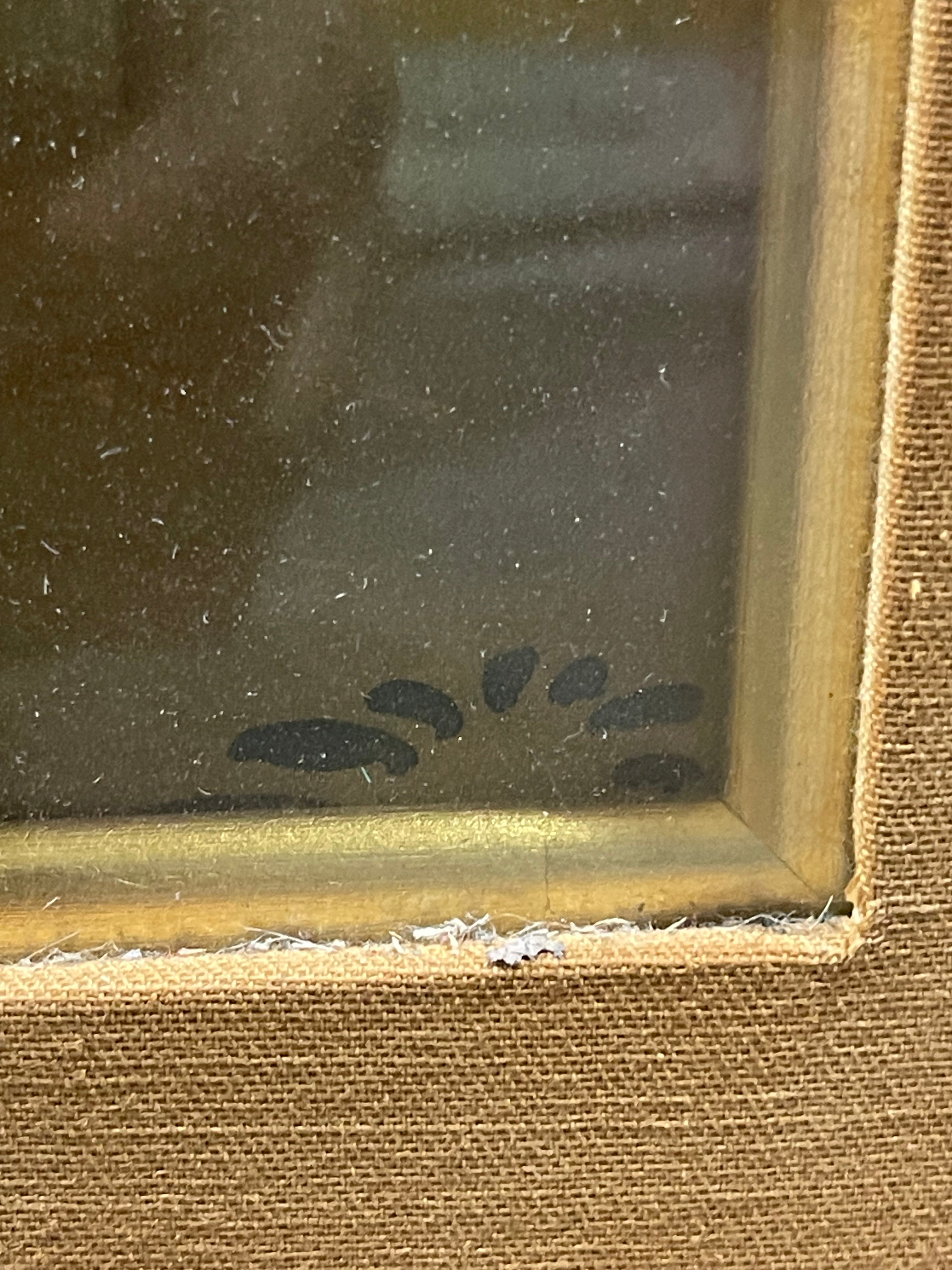 Large Hand-Painted Indian Wall Art – Framed Statement Decor (50”x24”)