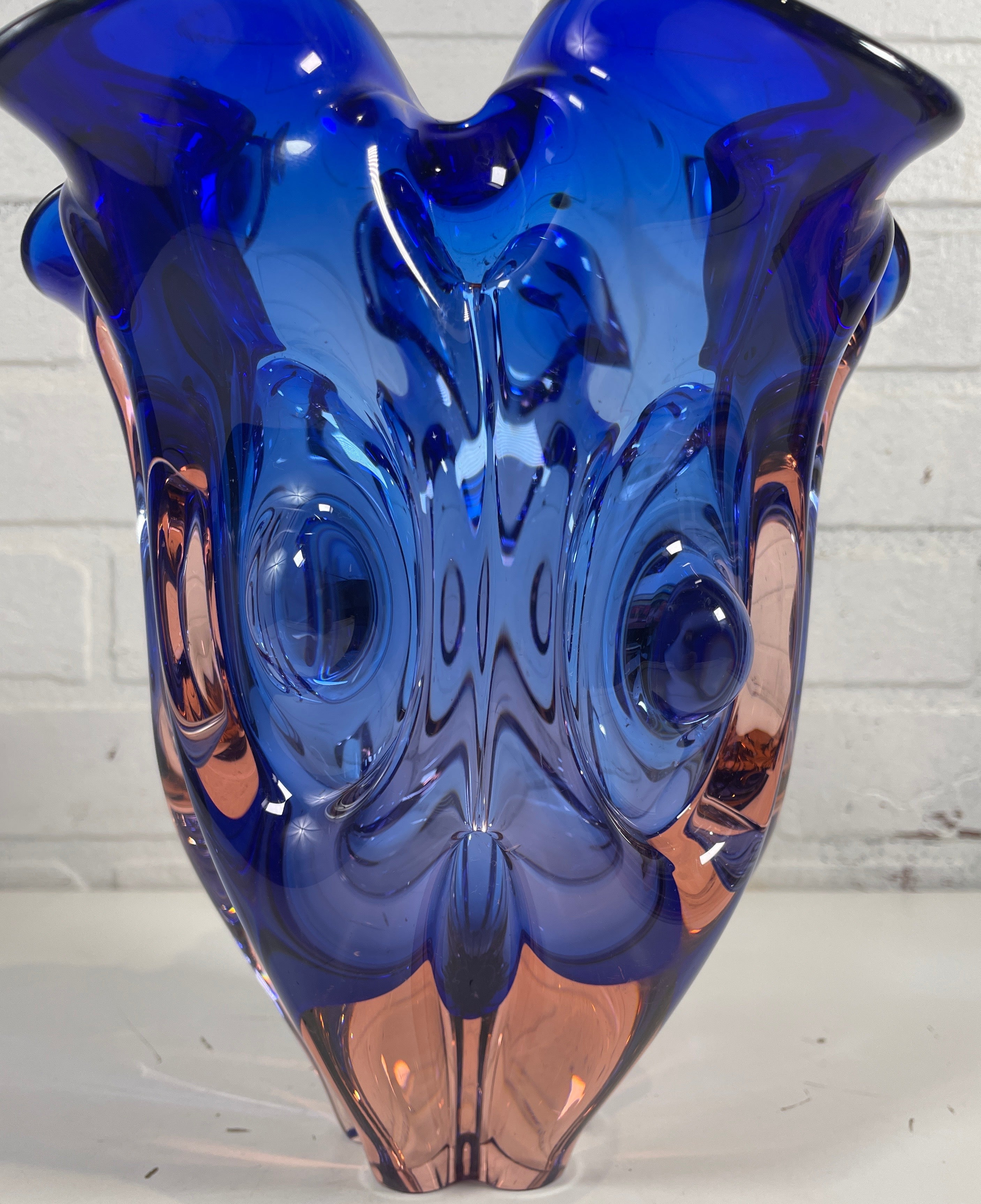 Vintage MCM Vase, Josef Hospodka Chribska Studio. Made in Czechoslovakia