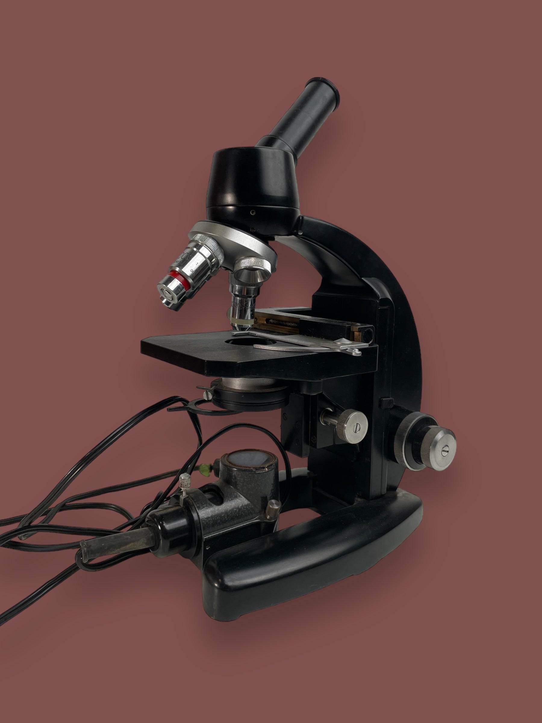 Vintage Cooke Troughton & Simms Microscope 100x/40x
