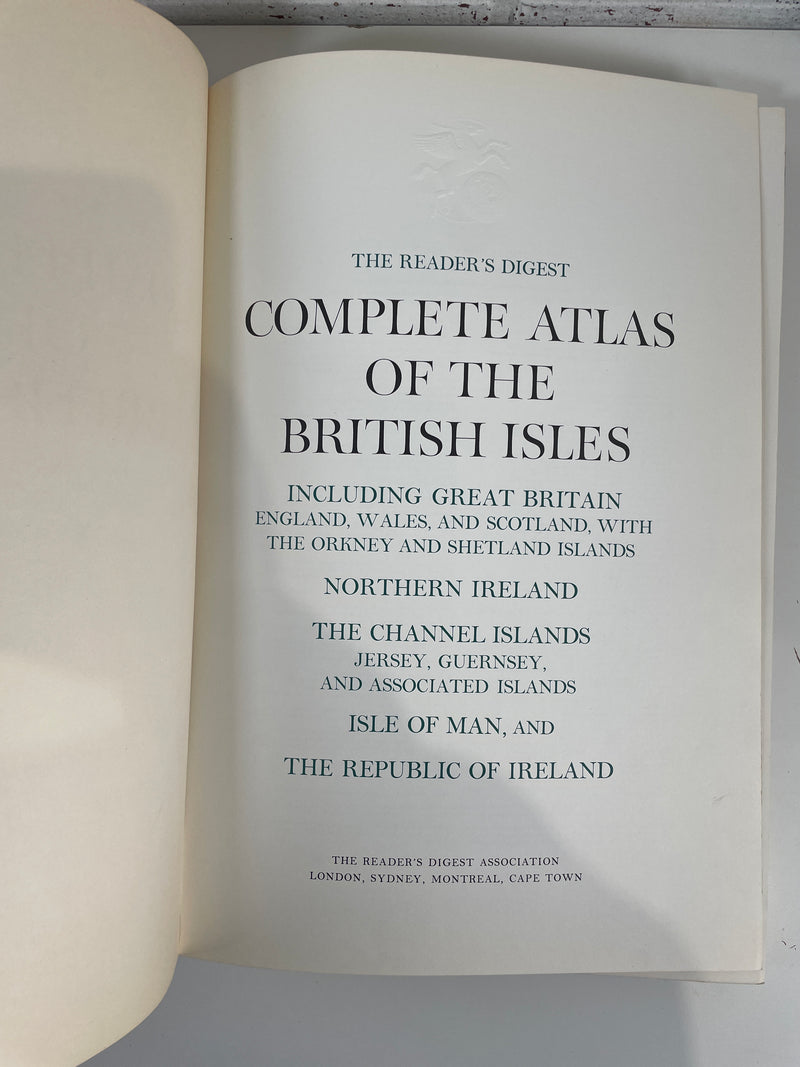 The Readers Digest , Complete Atlas of the British Isles,  First Edition 1965