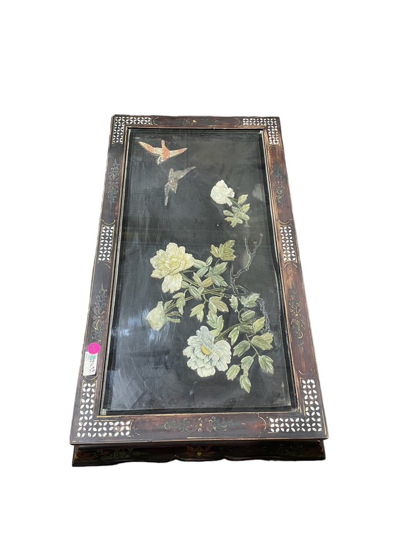 Vintage Coffee Table with Mother of Pearl Inlay