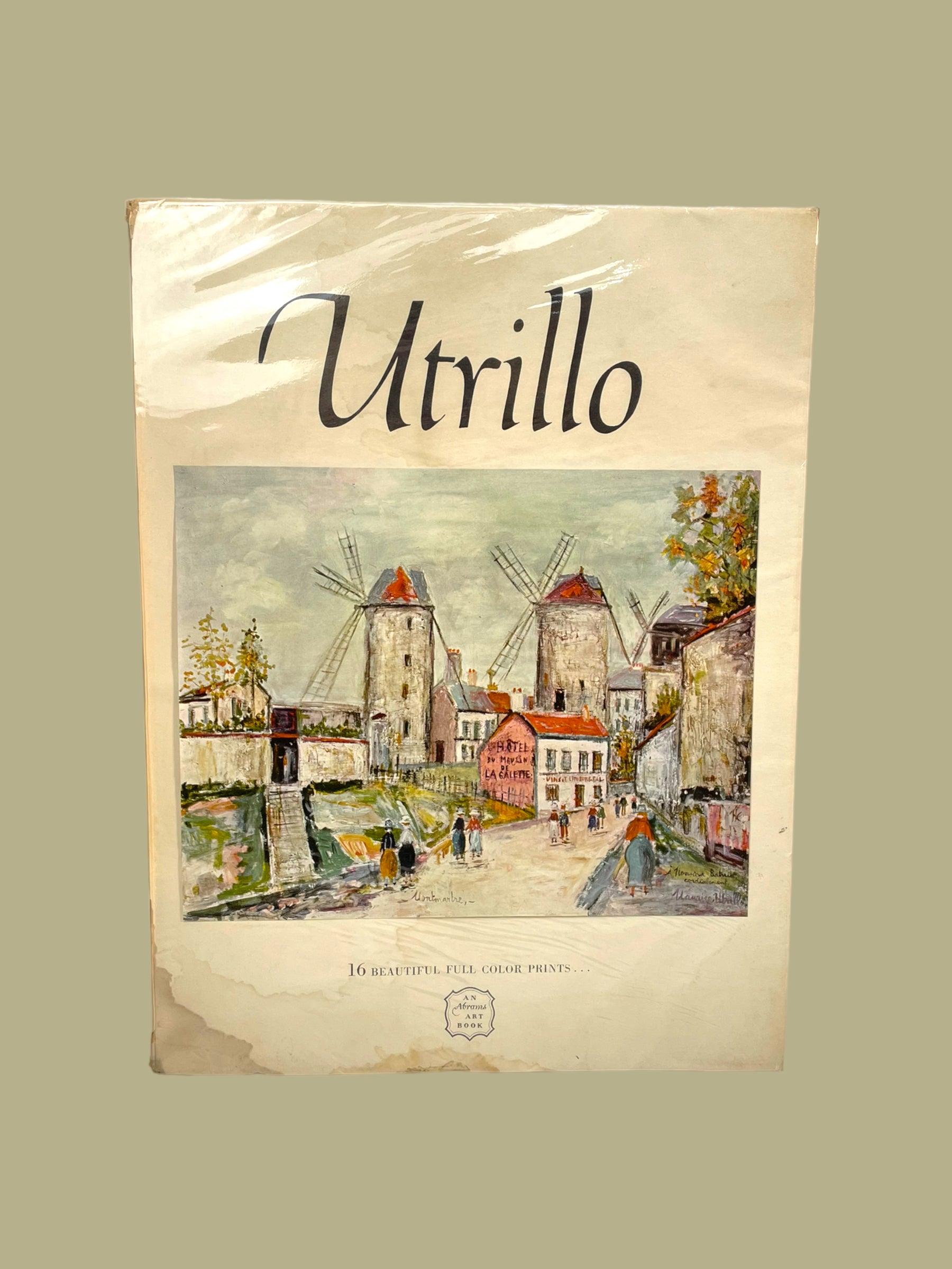 Livre d'art vintage Utrillo - 16 superbes impressions en couleur