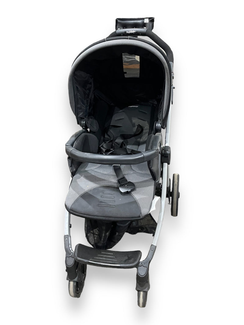 Peg Perego Book Plus Stroller in Stone-Black/Grey