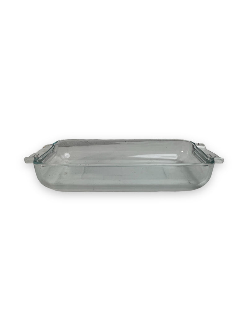 Plat de Cuisson Vintage Pyrex France 238 V en Verre Transparent