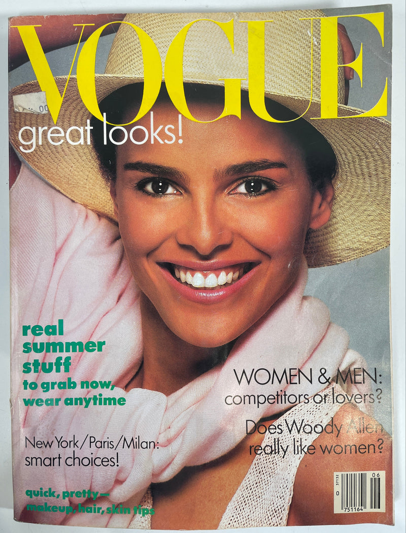 Vintage Vogue Magazine June 1986 Shari Belafonte