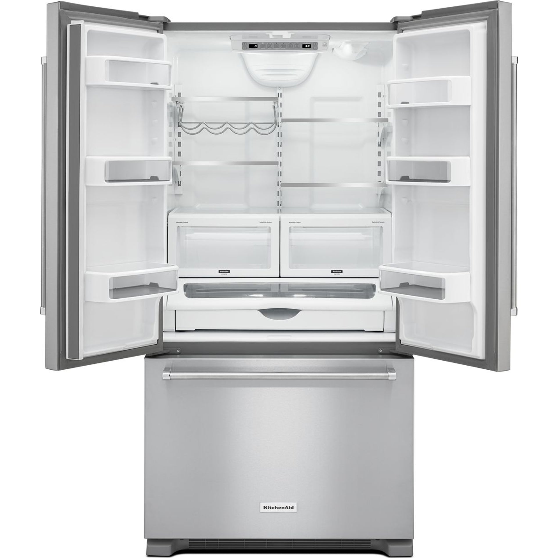 KitchenAid 22 pi3 Réfrigérateur à portes françaises à profondeur de comptoir de 1,3 pi3