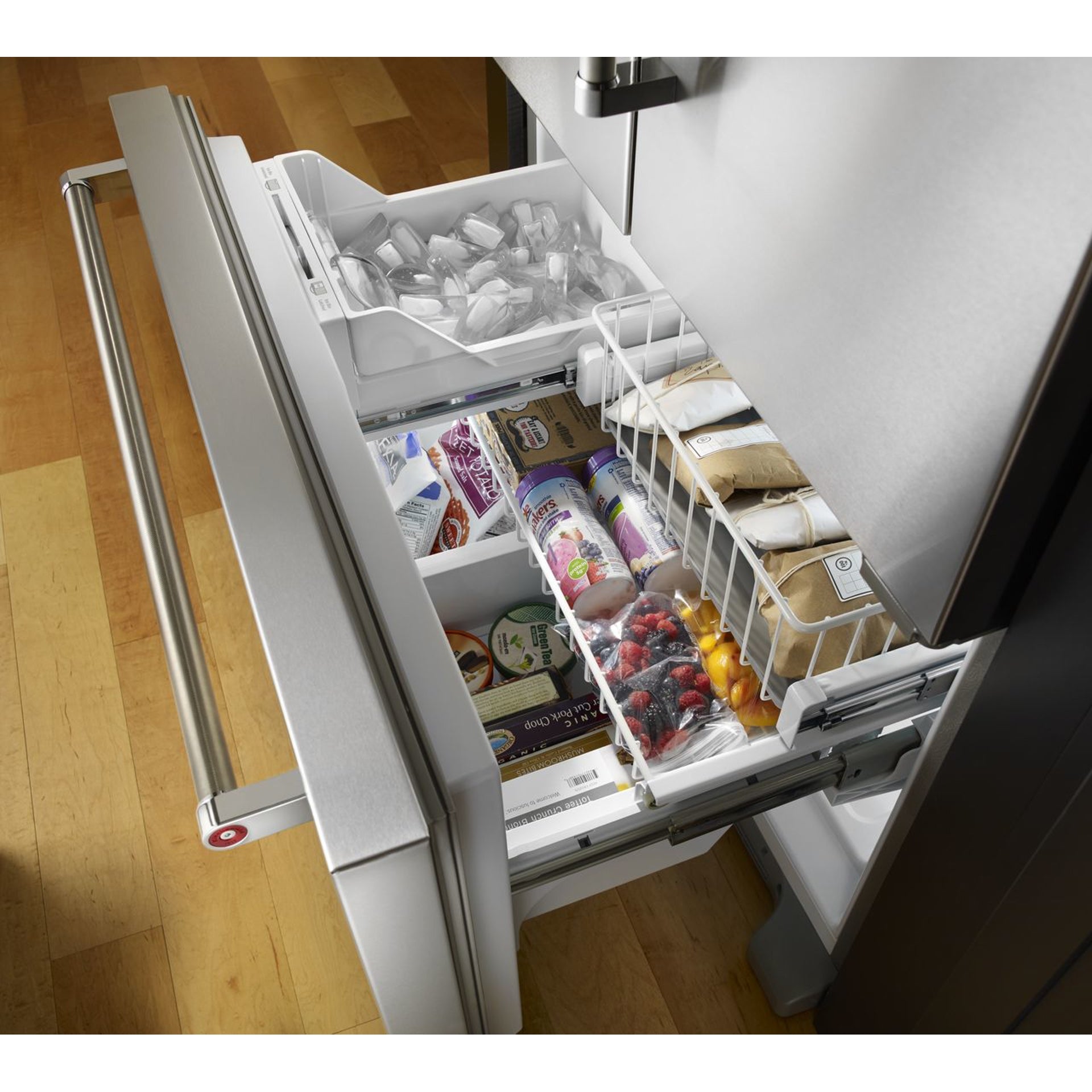 KitchenAid 22 pi3 Réfrigérateur à portes françaises à profondeur de comptoir de 1,3 pi3
