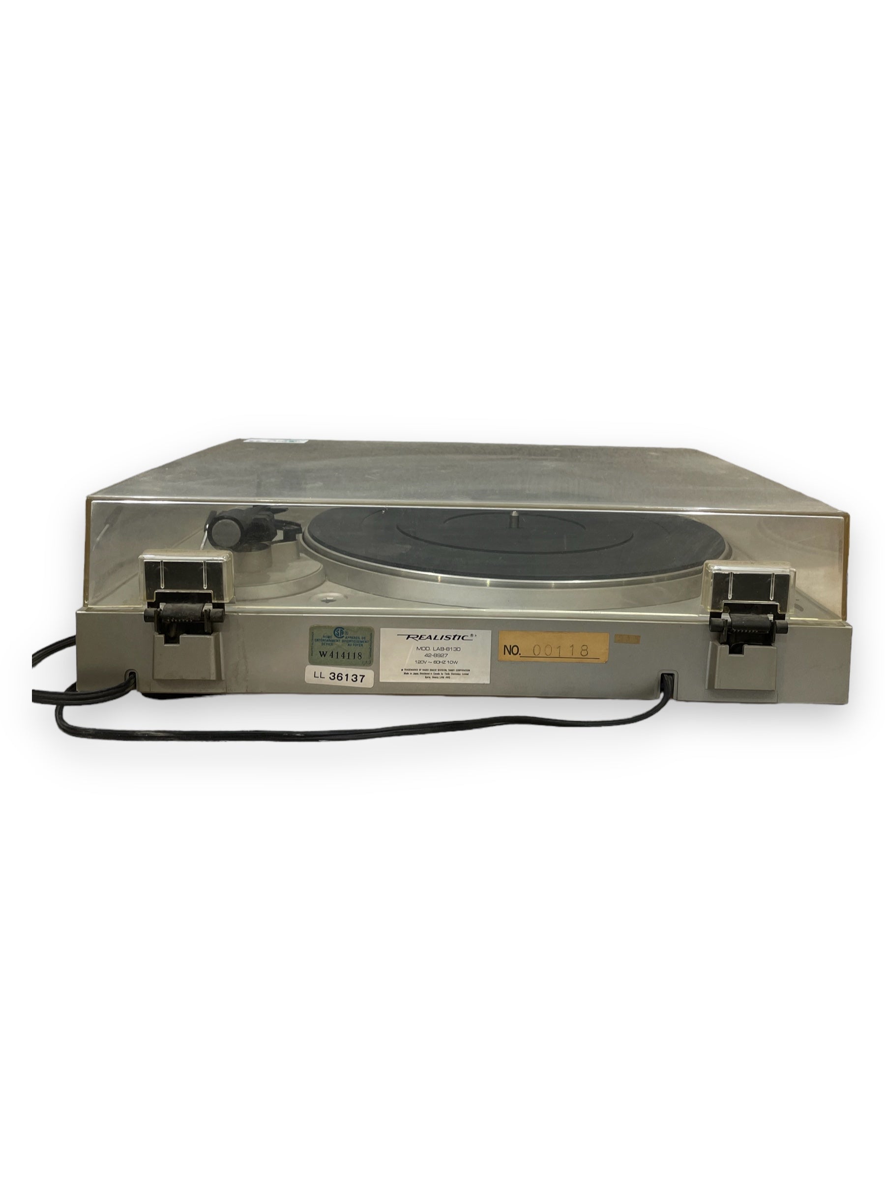 Realistic LAB-8130 Belt Drive Automatic Turntable
