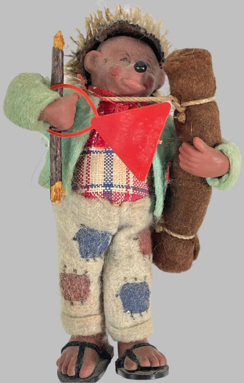 Hedgehog Fiddle / Violin Player Figurine - Peter Figuren, Austria - Mecki/Macky