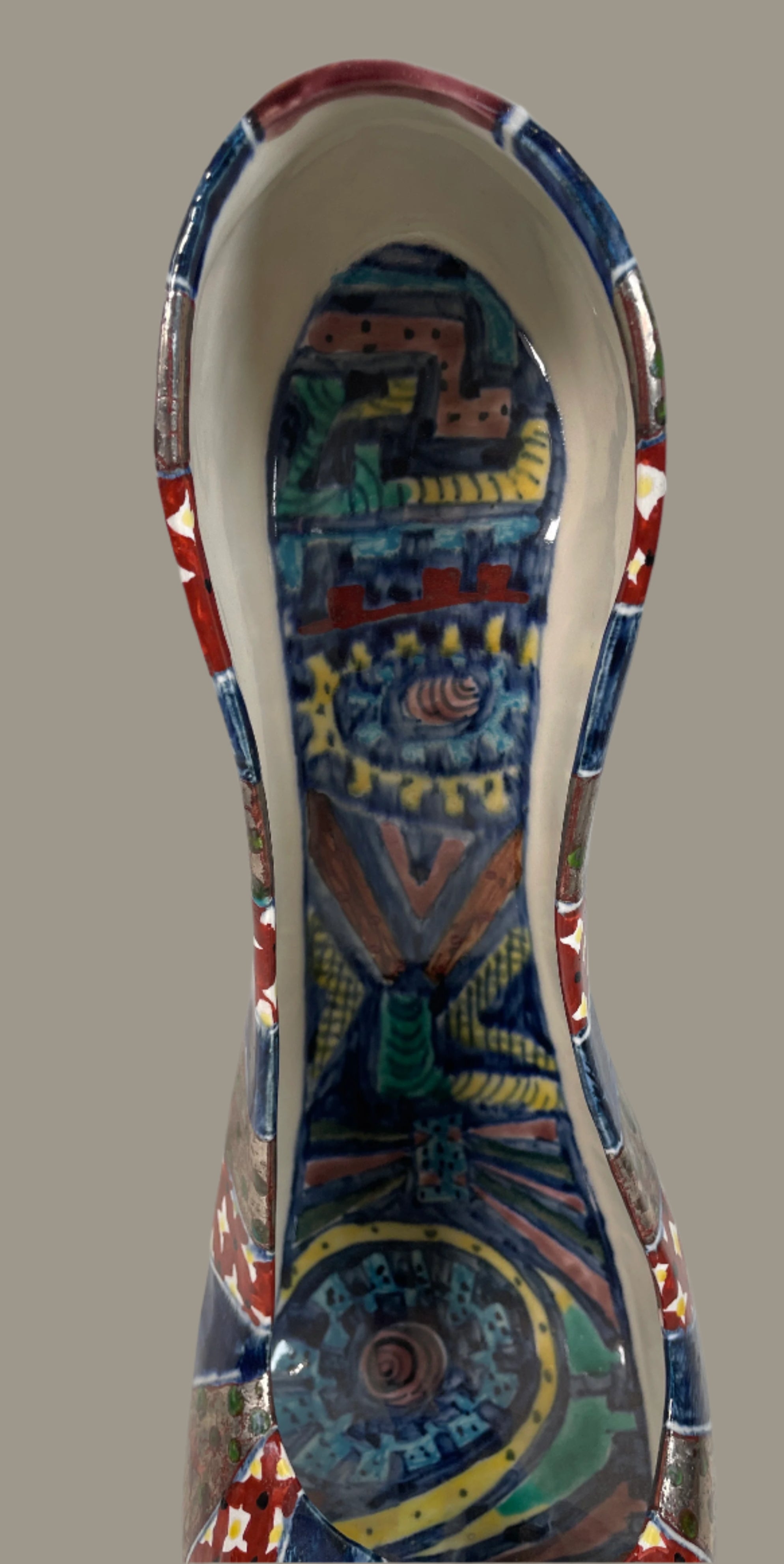 Signed Ceramic High Heel Sculpture – “Kinichi” Art Piece