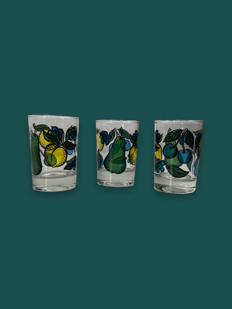 Vintage Glass Juice Tumblers by Duralex