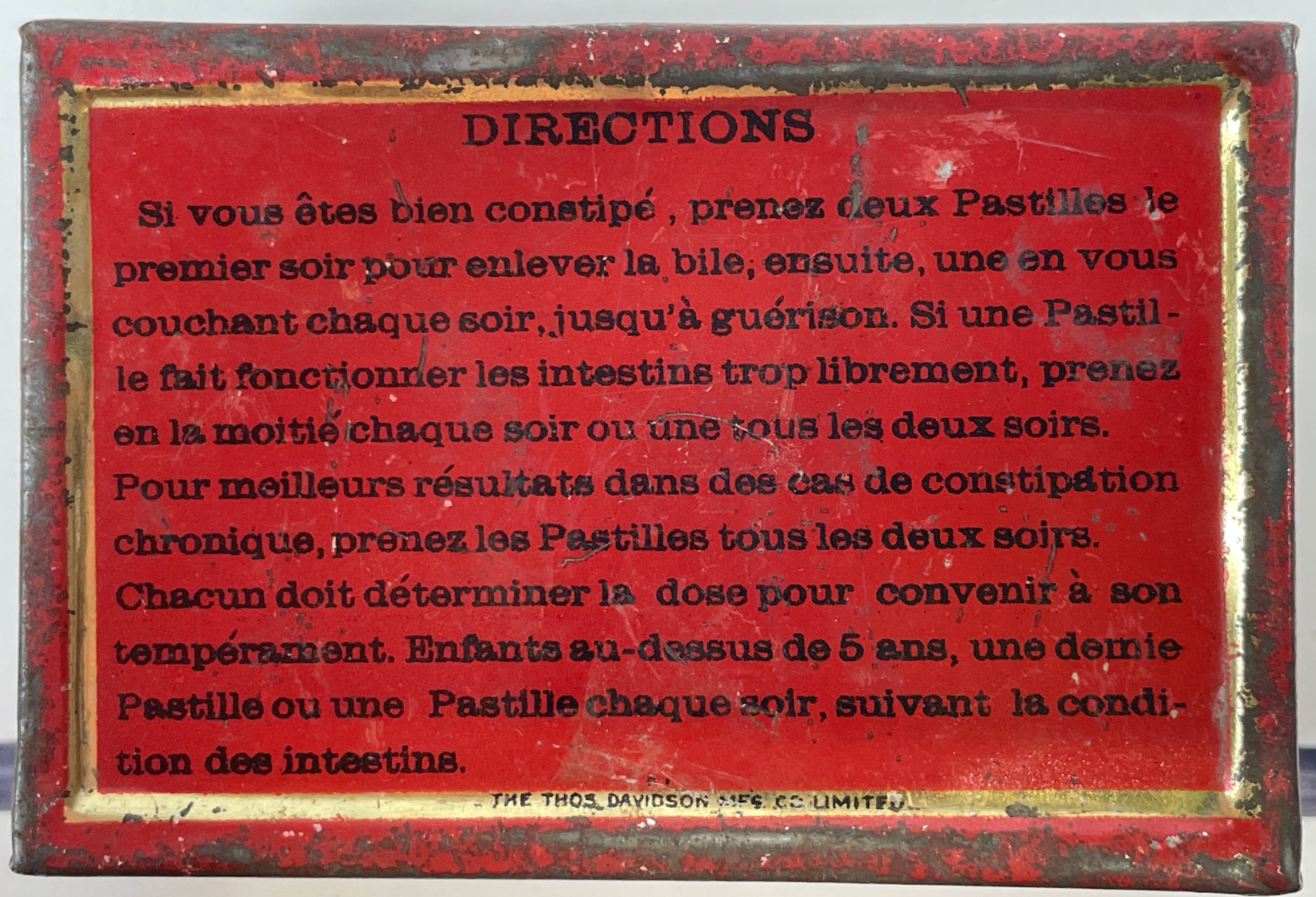 Boîte de comprimés Rival Herbs vintage, publicité ancienne.