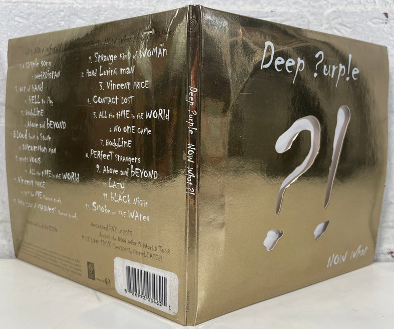 Deep Purple, et maintenant ?! Double CD Digipak en édition limitée or.