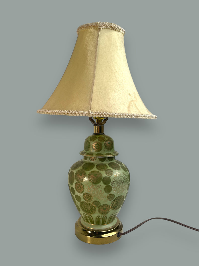 Vintage Japanese Kutani Lamp