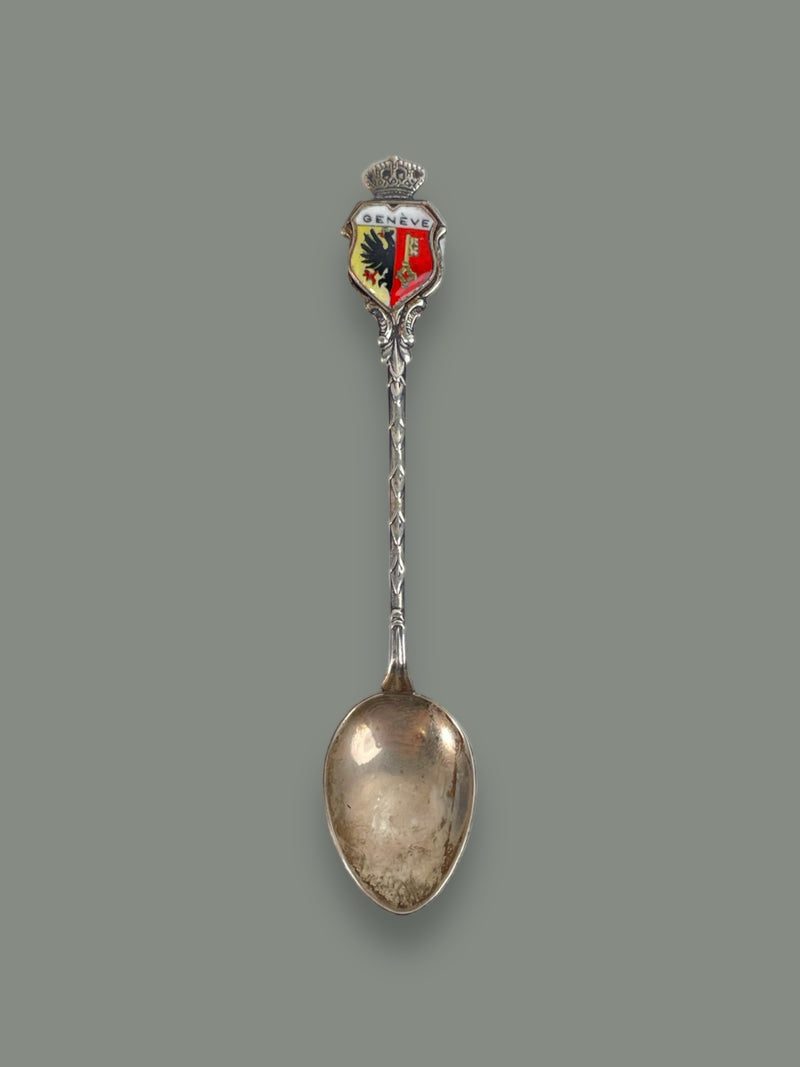 Vintage Souvenir Spoon Collectible from Genève - 80% Silver