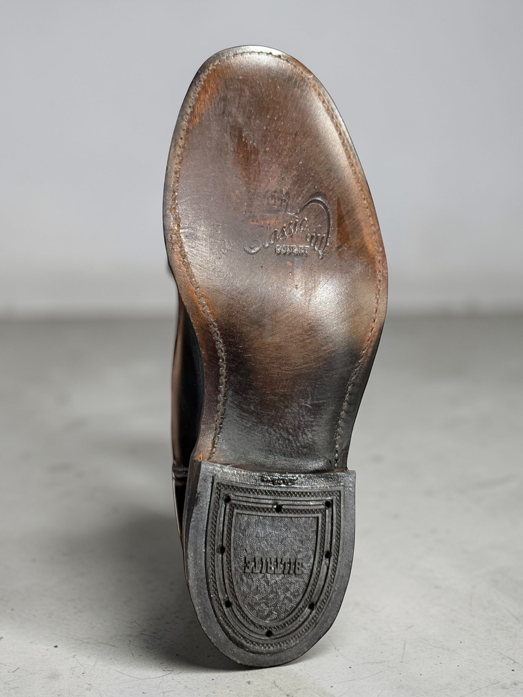 Bottes d'équitation anglaises Boulet « Classic » vintage - Pointure homme 8E - Neuves, jamais portées, avec boîte